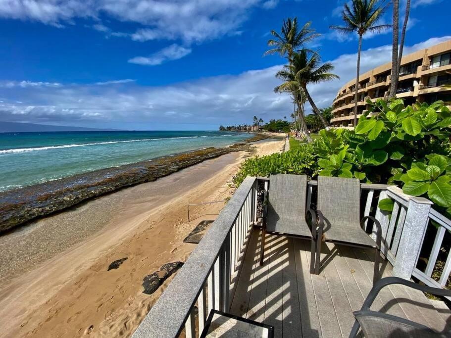 Ferienwohnung Oceanfront With Aircon-Hear The Waves-Amazing Views-Wifi Lāhainā Exterior foto